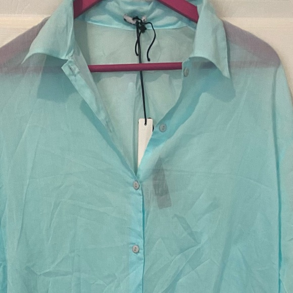 Rosa Chá Button Down Blouse   NWT - Picture 4 of 7